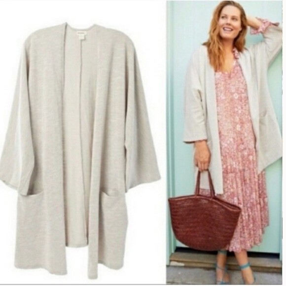 Donni OSFA Ribbed Cardigan - Picture 1 of 6